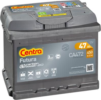 CENTRA CA472 - Стартерна акумуляторна батарея, АКБ avtolavka.club