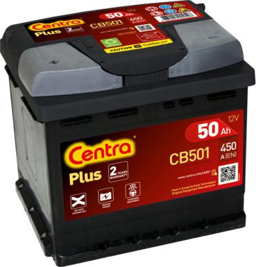 CENTRA CB501 - Стартерна акумуляторна батарея, АКБ avtolavka.club