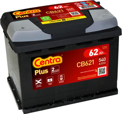CENTRA CB621 - Стартерна акумуляторна батарея, АКБ avtolavka.club