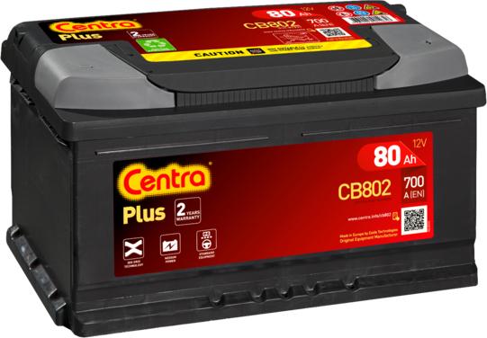 CENTRA CB802 - Стартерна акумуляторна батарея, АКБ avtolavka.club