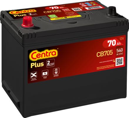 CENTRA CB705 - Стартерна акумуляторна батарея, АКБ avtolavka.club