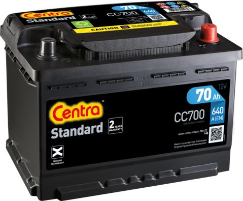 CENTRA CC700 - Стартерна акумуляторна батарея, АКБ avtolavka.club