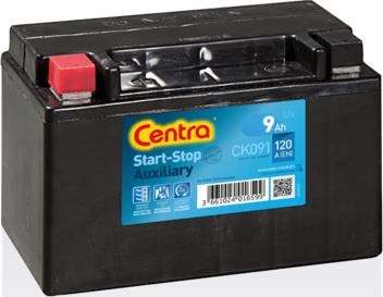 CENTRA CK091 - Стартерна акумуляторна батарея, АКБ avtolavka.club