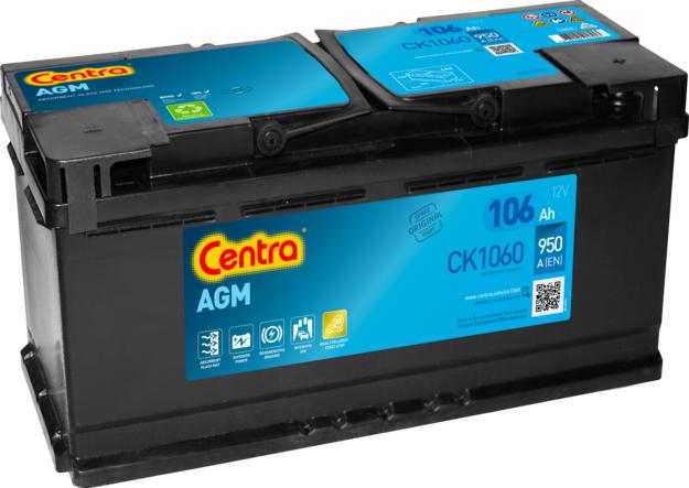 CENTRA CK1060 - Стартерна акумуляторна батарея, АКБ avtolavka.club