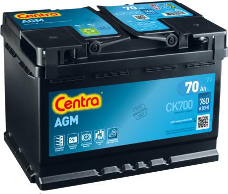 CENTRA CK700 - Стартерна акумуляторна батарея, АКБ avtolavka.club