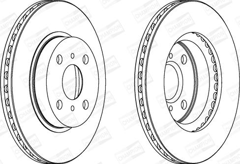 Champion 561968CH - Гальмівний диск avtolavka.club