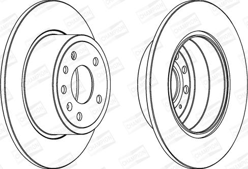 Champion 561962CH - Гальмівний диск avtolavka.club