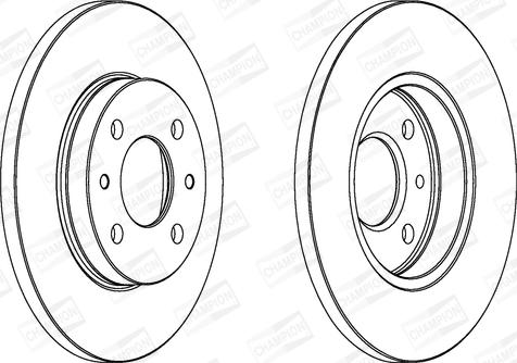 Champion 561326CH - Гальмівний диск avtolavka.club