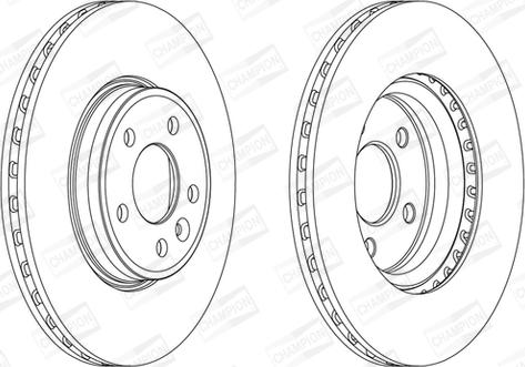 Champion 562466CH - Гальмівний диск avtolavka.club