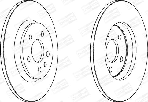 Champion 562505CH - Гальмівний диск avtolavka.club