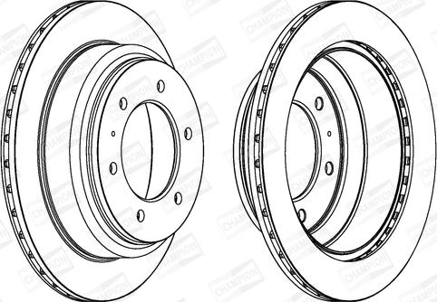 Champion 562665CH - Гальмівний диск avtolavka.club