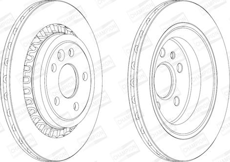 Champion 562605CH - Гальмівний диск avtolavka.club