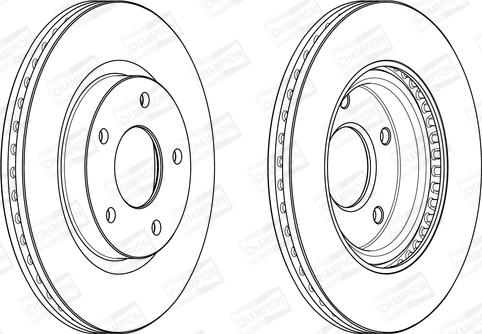 Champion 562675CH - Гальмівний диск avtolavka.club