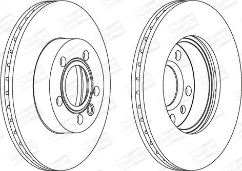 Champion 562080CH - Гальмівний диск avtolavka.club