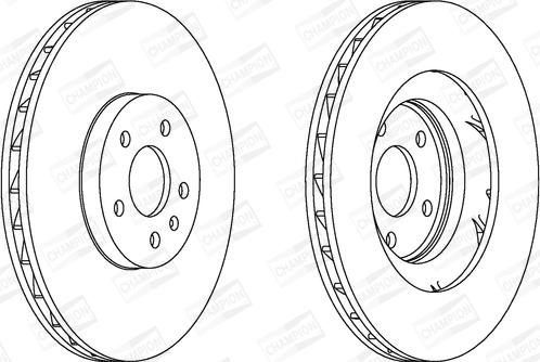 Champion 562888CH-1 - Гальмівний диск avtolavka.club