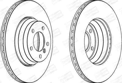 Champion 562395CH-1 - Гальмівний диск avtolavka.club