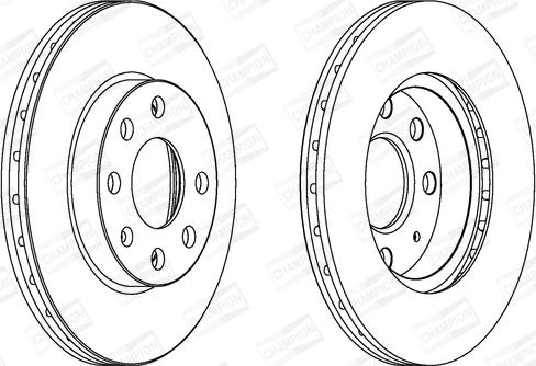 Champion 562290CH - Гальмівний диск avtolavka.club
