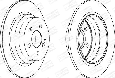 Champion 562213CH - Гальмівний диск avtolavka.club