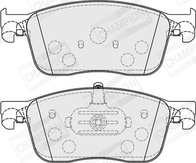Champion 573862CH - Гальмівні колодки, дискові гальма avtolavka.club