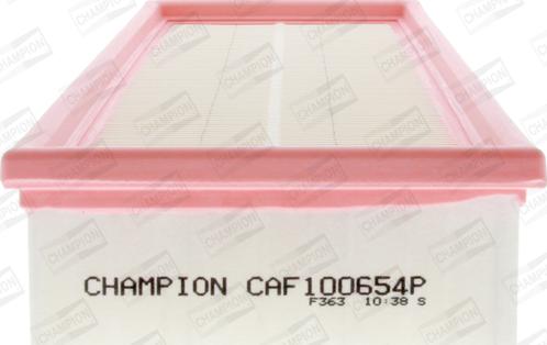 Champion CAF100654P - Повітряний фільтр avtolavka.club