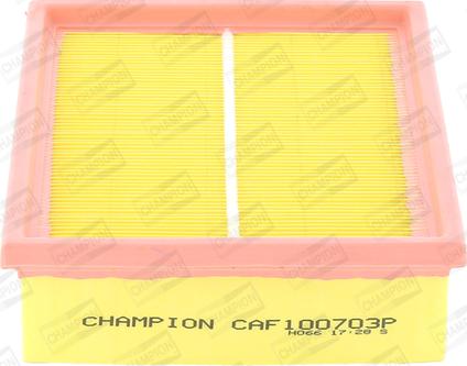 Champion CAF100703P - Повітряний фільтр avtolavka.club