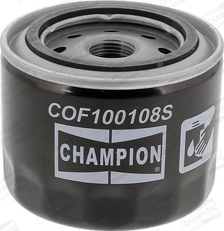 Champion COF100108S - Масляний фільтр avtolavka.club