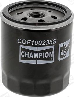 Champion COF100235S - Масляний фільтр avtolavka.club
