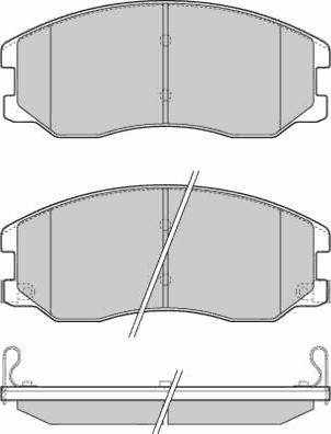 Chevrolet 96626070 - Гальмівні колодки, дискові гальма avtolavka.club