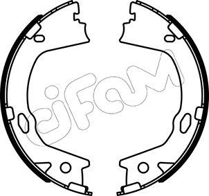 Cifam 153-499 - Комплект гальм, ручник, парковка avtolavka.club