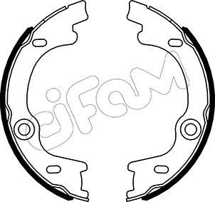 Cifam 153-505 - Комплект гальм, ручник, парковка avtolavka.club