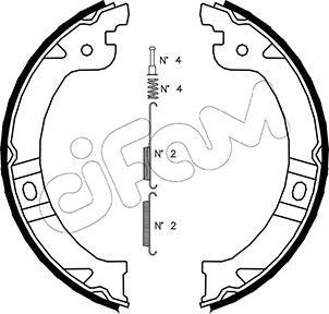 Cifam 153-027K - Комплект гальм, ручник, парковка avtolavka.club