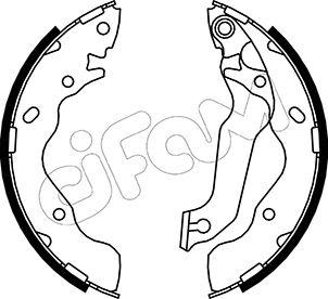 Cifam 153-176 - Комплект гальм, барабанний механізм avtolavka.club