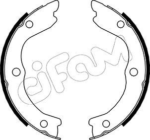 Cifam 153-293 - Комплект гальм, ручник, парковка avtolavka.club