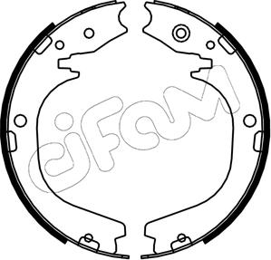 Cifam 153-754 - Комплект гальм, ручник, парковка avtolavka.club