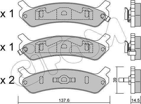 BENDIX 572387B - Гальмівні колодки, дискові гальма avtolavka.club