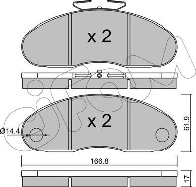 Protechnic PRP0580 - Гальмівні колодки, дискові гальма avtolavka.club