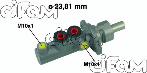 Cifam 202-544 - Головний гальмівний циліндр avtolavka.club
