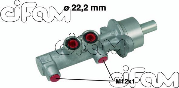 Cifam 202-540 - Головний гальмівний циліндр avtolavka.club