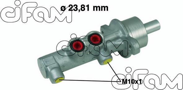 Cifam 202-539 - Головний гальмівний циліндр avtolavka.club