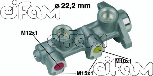 Cifam 202-189 - Головний гальмівний циліндр avtolavka.club