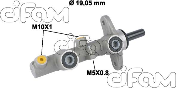Cifam 202-813 - Головний гальмівний циліндр avtolavka.club