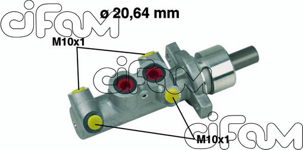 Cifam 202-397 - Головний гальмівний циліндр avtolavka.club
