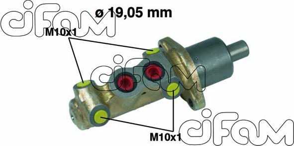 Cifam 202-231 - Головний гальмівний циліндр avtolavka.club
