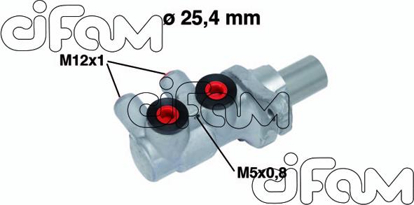 Cifam 202-716 - Головний гальмівний циліндр avtolavka.club