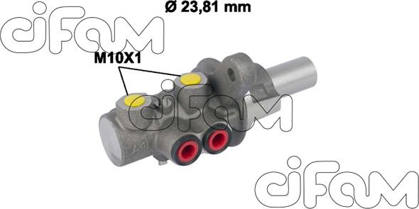 Cifam 202-780 - Головний гальмівний циліндр avtolavka.club