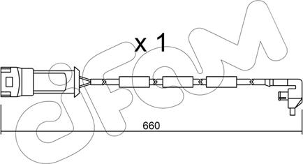 Cifam SU.090 - Сигналізатор, знос гальмівних колодок avtolavka.club