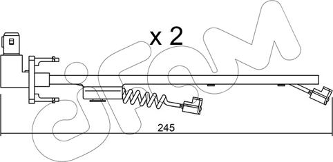 Cifam SU.183K - Сигналізатор, знос гальмівних колодок avtolavka.club