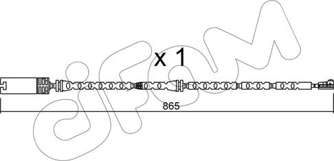 Cifam SU.299 - Сигналізатор, знос гальмівних колодок avtolavka.club