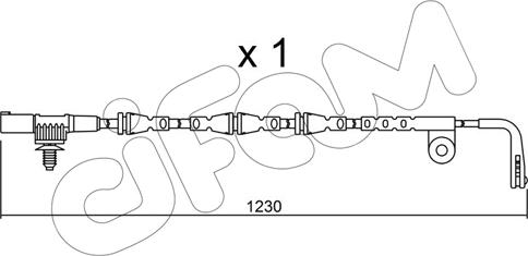 Cifam SU.255 - Сигналізатор, знос гальмівних колодок avtolavka.club