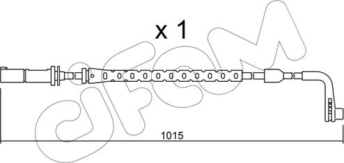 Cifam SU.221 - Сигналізатор, знос гальмівних колодок avtolavka.club